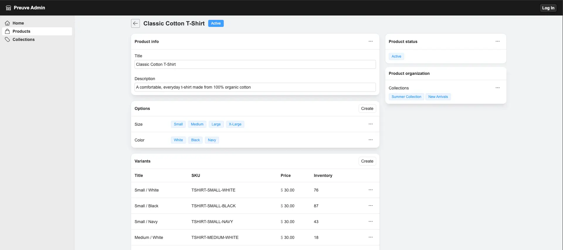 admin.preuvenewyork.com product details page