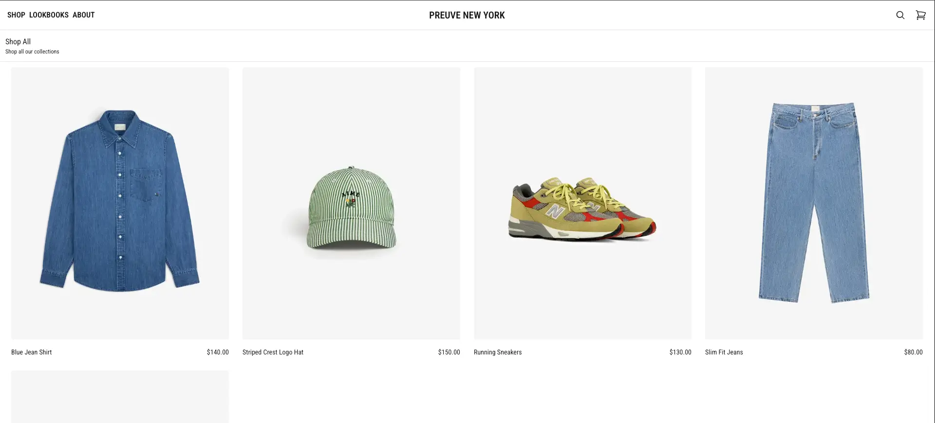 preuvenewyork.com products page